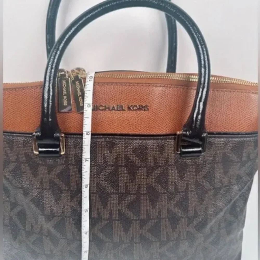 Michael Kors Aubrey Brown Leather